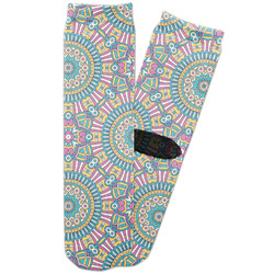 Bohemian Art Adult Crew Socks