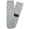 Bohemian Art Adult Crew Socks - Single Pair - Front and Back