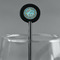 Bohemian Art Black Plastic 5.5" Stir Stick - Round - Main