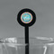 Bohemian Art Black Plastic 7" Stir Stick - Round - Main