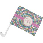 Bohemian Art Car Flag - Small w/ Name and Initial