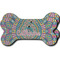 Bohemian Art Ceramic Flat Ornament - Bone Front & Back Double Print