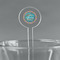 Bohemian Art Clear Plastic 7" Stir Stick - Round - Main