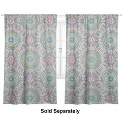 Bohemian Art Curtain Panel - Custom Size