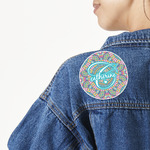 Bohemian Art Twill Iron On Patch - Custom Shape (Personalized)