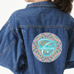 Bohemian Art Large Custom Shape Patch - 2XL (Personalized)