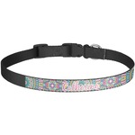 Bohemian Art Dog Collar - Large (Personalized)