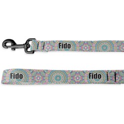 Bohemian Art Deluxe Dog Leash - 4 ft (Personalized)