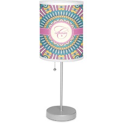 Bohemian Art 7" Drum Lamp with Shade (Personalized)