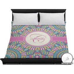 Bohemian Art Duvet Cover - King (Personalized)