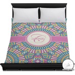 Bohemian Art Duvet Cover - Full / Queen (Personalized)