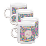 Bohemian Art Single Shot Espresso Cups - Set of 4 (Personalized)