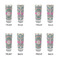 Bohemian Art Glass Shot Glass - 2 oz - Set of 4 - APPROVAL