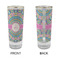 Bohemian Art Glass Shot Glass - 2 oz - Single - APPROVAL