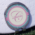 Bohemian Art Golf Ball Marker - Hat Clip