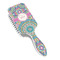 Bohemian Art Hair Brush - Angle View