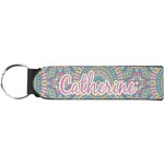 Bohemian Art Neoprene Keychain Fob (Personalized)