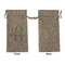 Bohemian Art Large Burlap Gift Bags - Front Approval