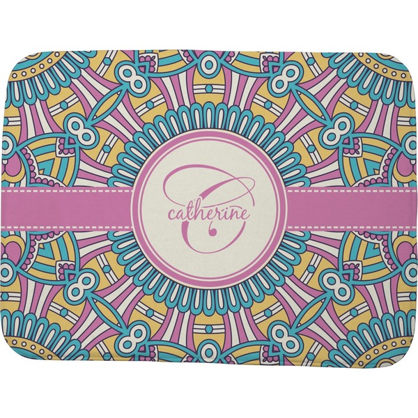 Custom Bohemian Art Memory Foam Bath Mat - 48"x36" (Personalized)