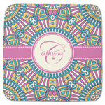 Bohemian Art Memory Foam Bath Mat - 48"x48" (Personalized)