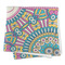 Bohemian Art Microfiber Dish Rag - FOLDED (square)