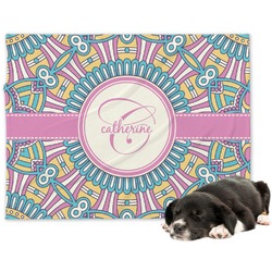 Bohemian Art Dog Blanket (Personalized)