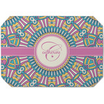 Bohemian Art Dining Table Mat - Octagon (Single-Sided) w/ Name and Initial