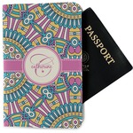 Bohemian Art Passport Holder - Fabric (Personalized)