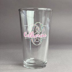 Bohemian Art Pint Glass - Full Color Logo (Personalized)