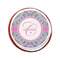 Bohemian Art Printed Icing Circle - Small - On Cookie