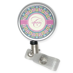 Bohemian Art Retractable Badge Reel (Personalized)