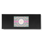 Bohemian Art Rubber Bar Mat (Personalized)