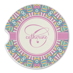 Bohemian Art Sandstone Car Coaster - Single (Personalized)