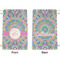 Bohemian Art Small Laundry Bag - Front & Back View