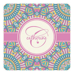 Bohemian Art Square Decal - XLarge (Personalized)