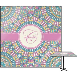 Bohemian Art Square Table Top - 24" (Personalized)
