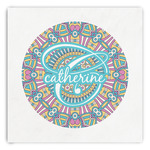 Bohemian Art Paper Dinner Napkins (Personalized)