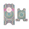 Bohemian Art Stylized Phone Stand - Front & Back - Large