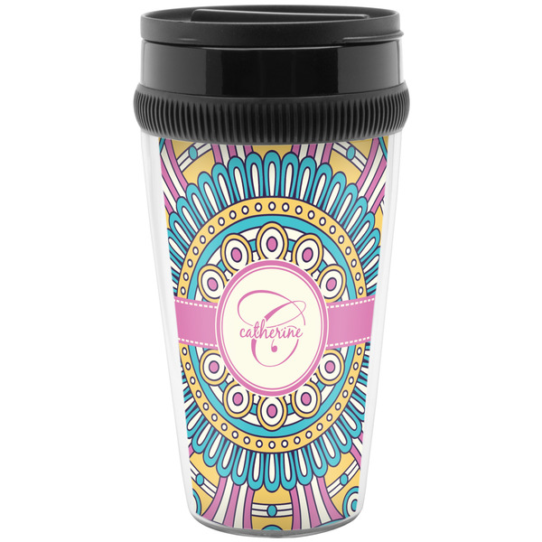 Custom Bohemian Art Acrylic Travel Mug without Handle (Personalized)