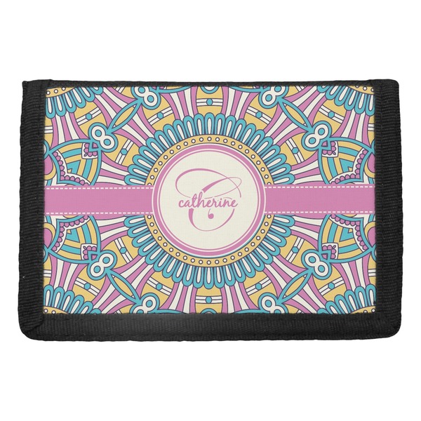 Custom Bohemian Art Trifold Wallet (Personalized)