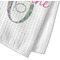 Bohemian Art Waffle Weave Towel - Closeup of Material Image