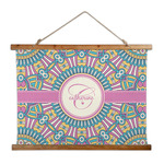 Bohemian Art Wall Hanging Tapestry - Wide (Personalized)