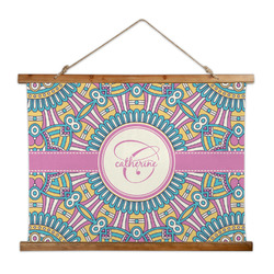 Bohemian Art Wall Hanging Tapestry - Wide (Personalized)