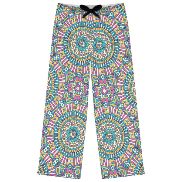 Custom Bohemian Art Womens Pajama Pants - L