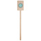 Bohemian Art Wooden 6.25" Stir Stick - Rectangular - Single Stick