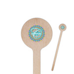 Bohemian Art Round Wooden Stir Sticks (Personalized)