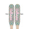 Bohemian Art Wooden Food Pick - Paddle - Double Sided - Front & Back