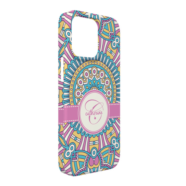 Custom Bohemian Art iPhone Case - Plastic - iPhone 13 Pro Max (Personalized)