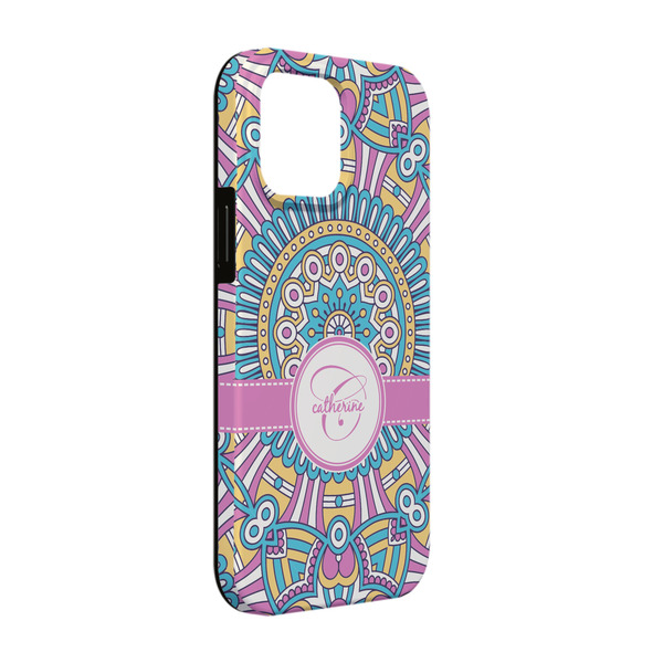 Custom Bohemian Art iPhone Case - Rubber Lined - iPhone 13 Pro (Personalized)