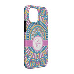 Bohemian Art iPhone Case - Rubber Lined - iPhone 13 (Personalized)